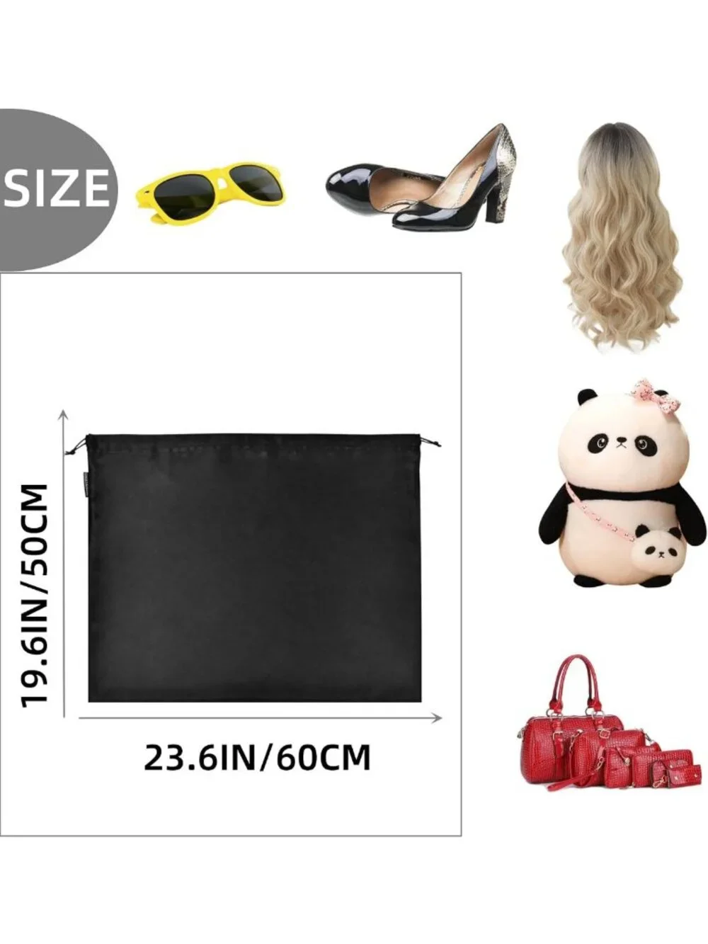 30 Pack Silk Dust Bags for Handbags, Purses & Shoes - Travel Storage Pouches